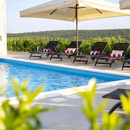 Roza S Privatnim Grijanim Bazenom I Jacuzzijem *